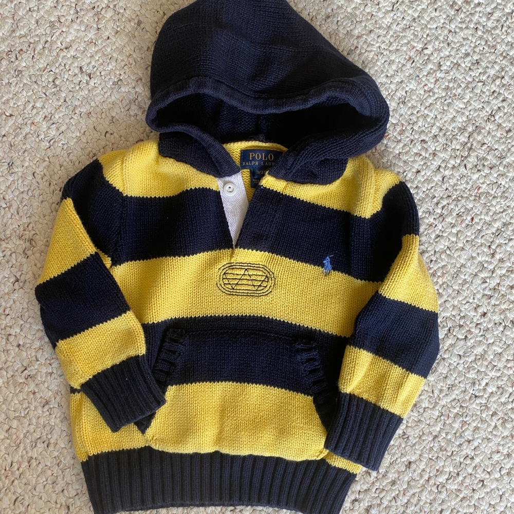 Polo Ralph Lauren Hooded Stripe Sweater